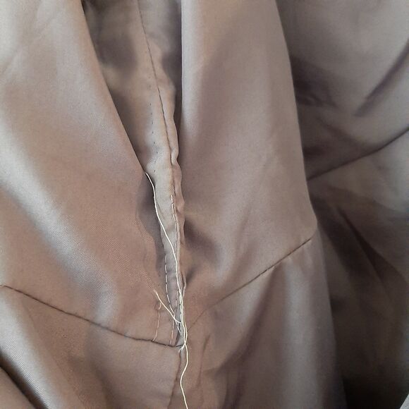 Sz 18 Bill Levkoff Dark Purple Formal Dress 40" total length Prom Bridesmaid - Picture 8 of 14